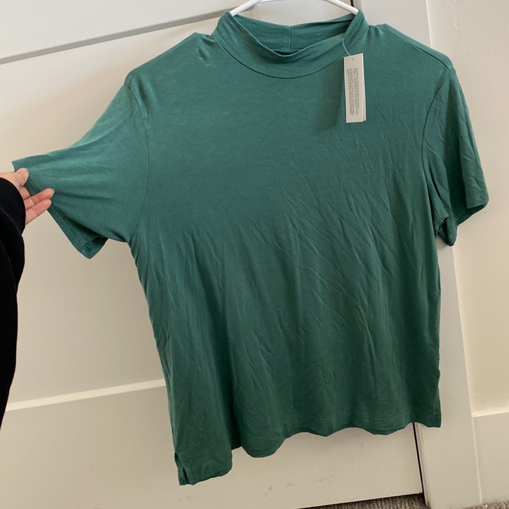 Green high neck